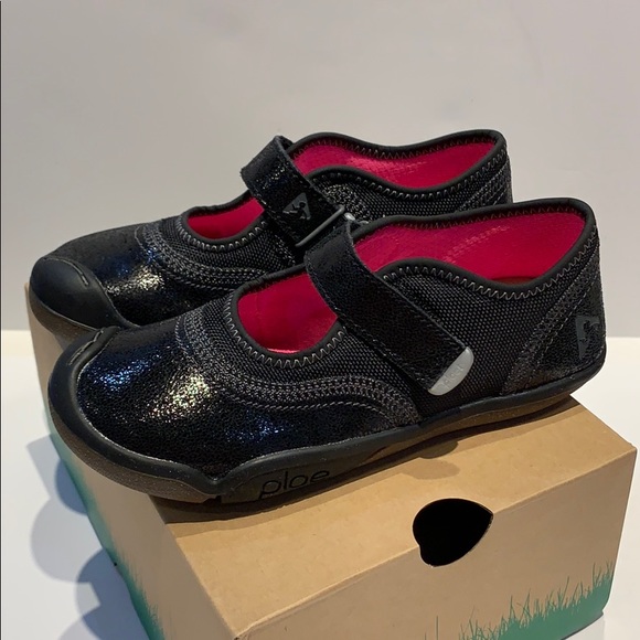 Plae Emme Black Shimmer Suede - Picture 1 of 6